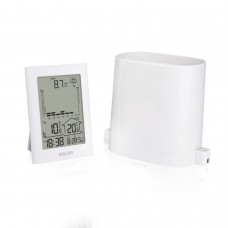 BALDR B0341WST2-WHITE термометр цифровой с датчиком осадков (осадкомер), белый