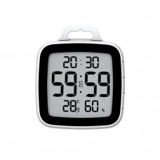 BALDR B008STH-BLACK Часы-термометр для душа  с показаниями температуры и влажности 