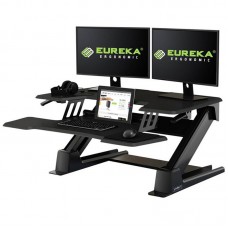 Подставка на компьютерный стол для работы стоя Eureka CV-PRO36B, чёрный