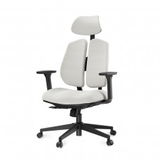 Эргономичное компьютерное кресло Eureka OC10-OW, белое