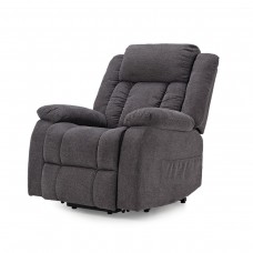 Кресло-реклайнер Eureka GER02 с подъемным механизмом, серый