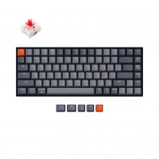 Беспроводная механическая клавиатура Keychron K2, 84 клавиши, White Led подсветка, Gateron Red Switch 