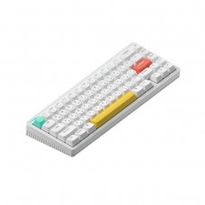 Беспроводная механическая клавиатура Nuphy Halo65, 67 клавиш, RGB подсветка, Rose Glacier Switch, White