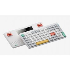 Беспроводная механическая ультратонкая клавиатура Nuphy AIR96 (White), 96 клавиш, RGB подсветка, Wisteria Switch
