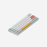 Беспроводная механическая клавиатура QMK Nuphy AIR60v2, 64 клавиши, RGB подсветка, Moss Switch