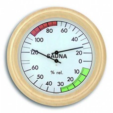 Аналоговый термогигрометр для сауны с деревянной рамой TFA 40.1006